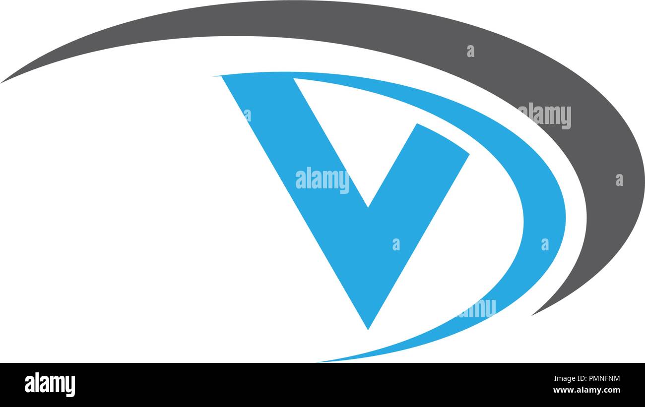 V Letter Logo Template vector icon illustration Stock Vector Image ...