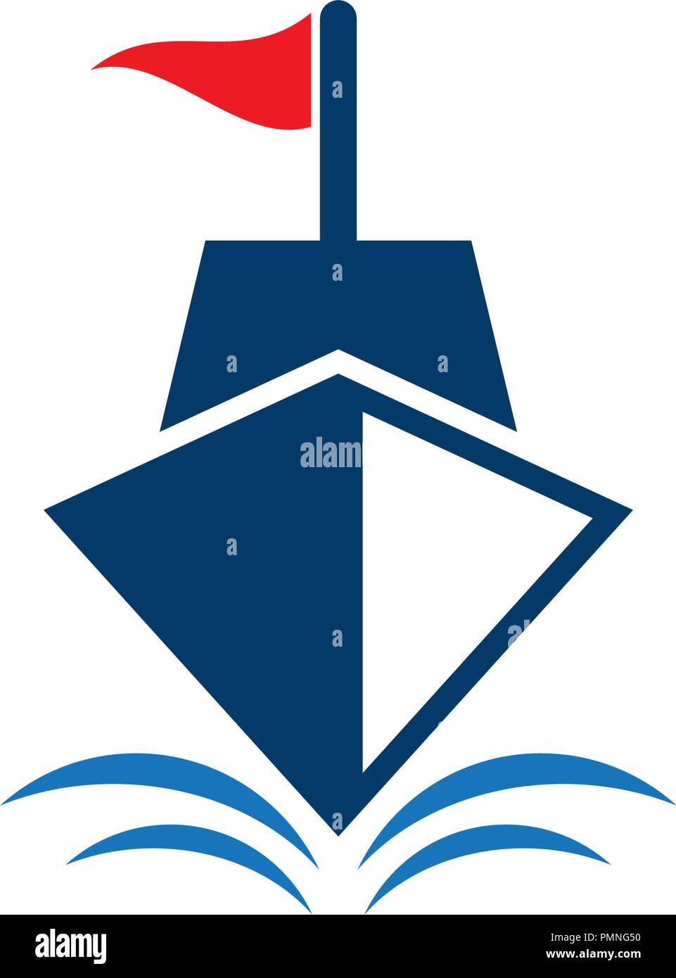 Cruise ship Logo Template vector icon illustration design Stock Vector ...
