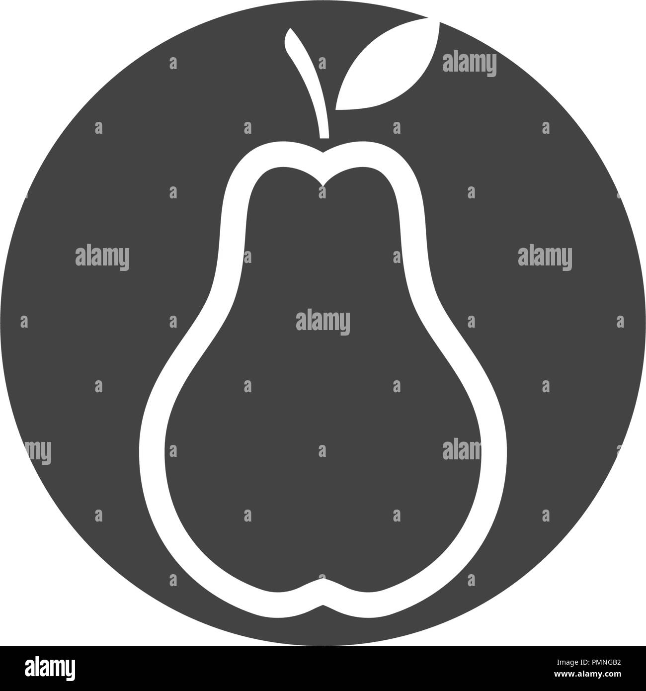 fresh Pear Fruit Food Vector Illustration design Stock Vector Image ...
