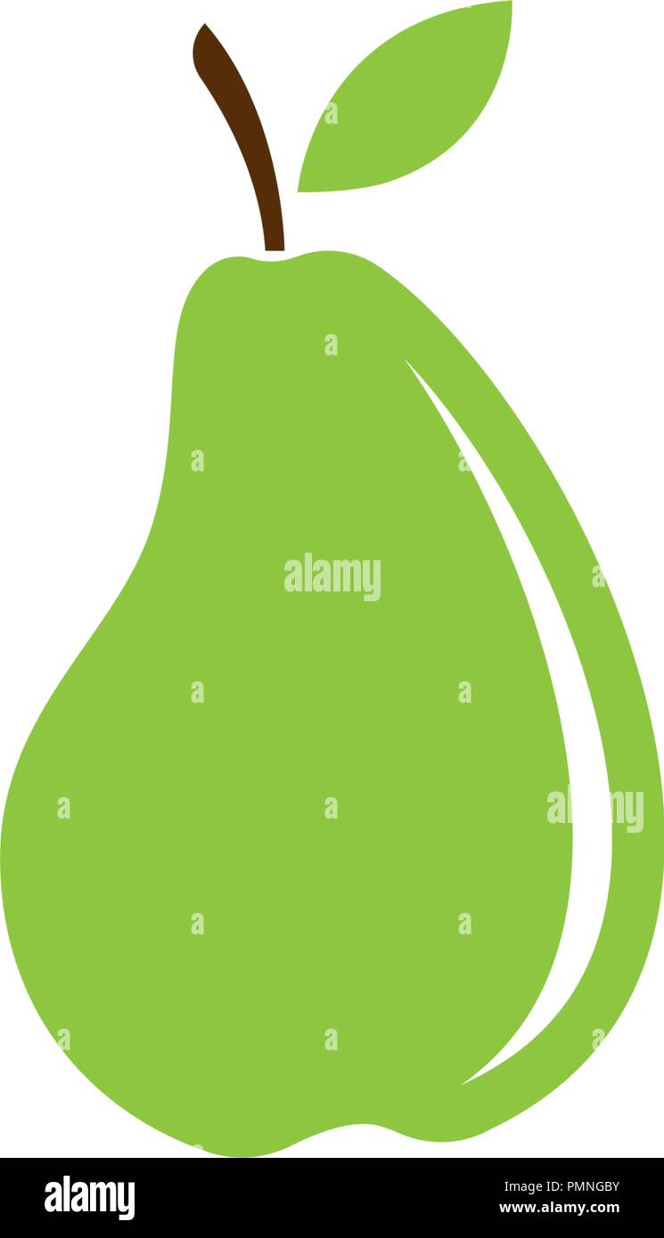 fresh Pear Fruit Food Vector Illustration design Stock Vector Image ...