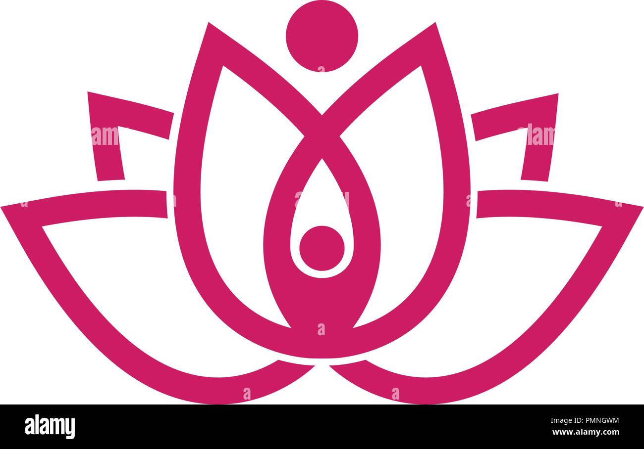 Vector lotus flowers design logo Template icon Stock Vector Image & Art ...