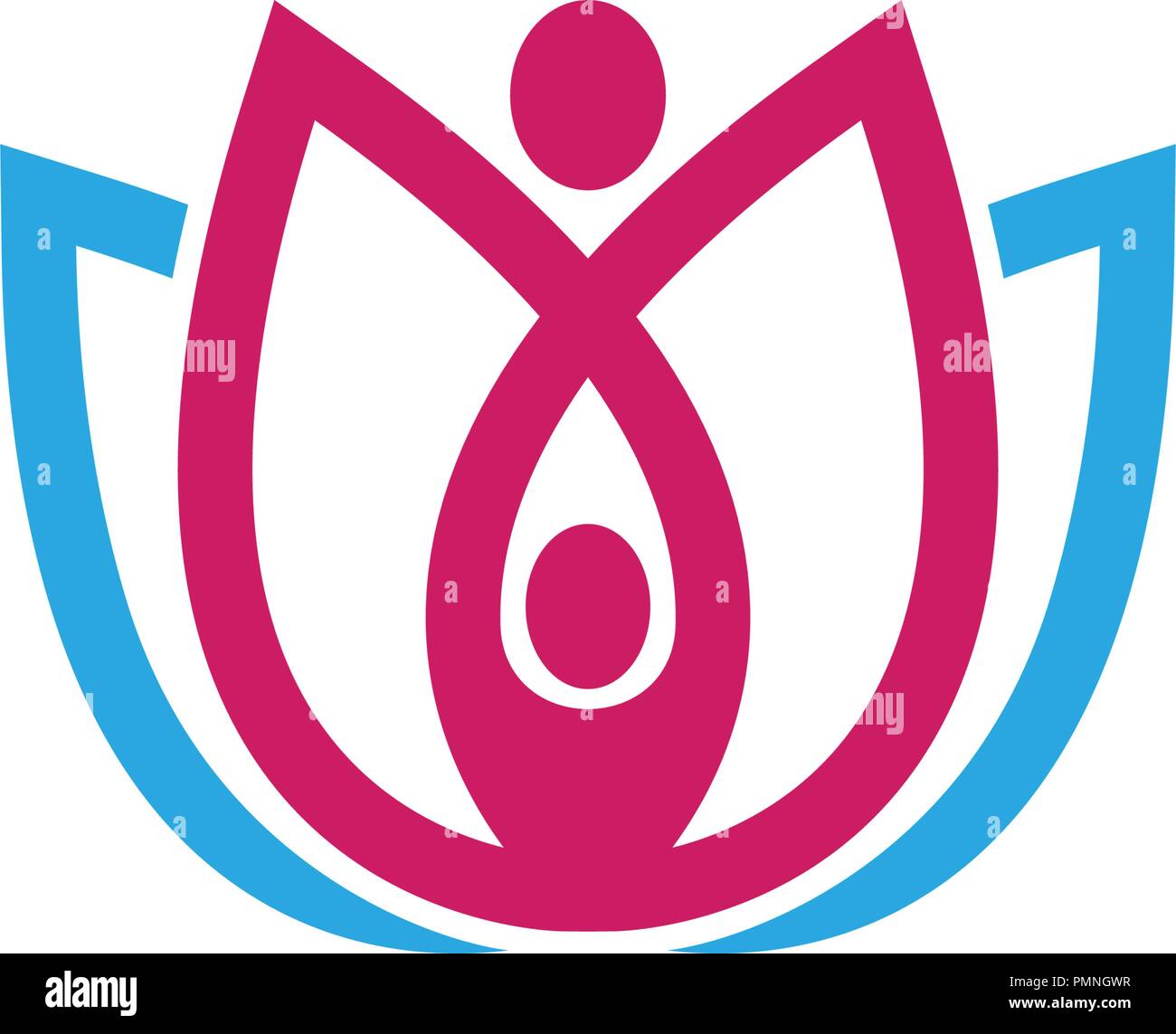 Vector lotus flowers design logo Template icon Stock Vector Image & Art ...