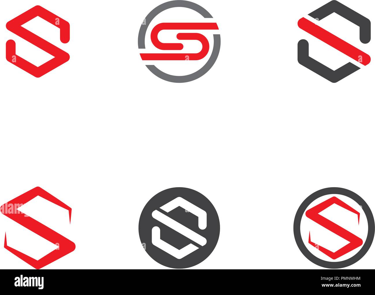 Business corporate S letter logo design vector Stock Vector