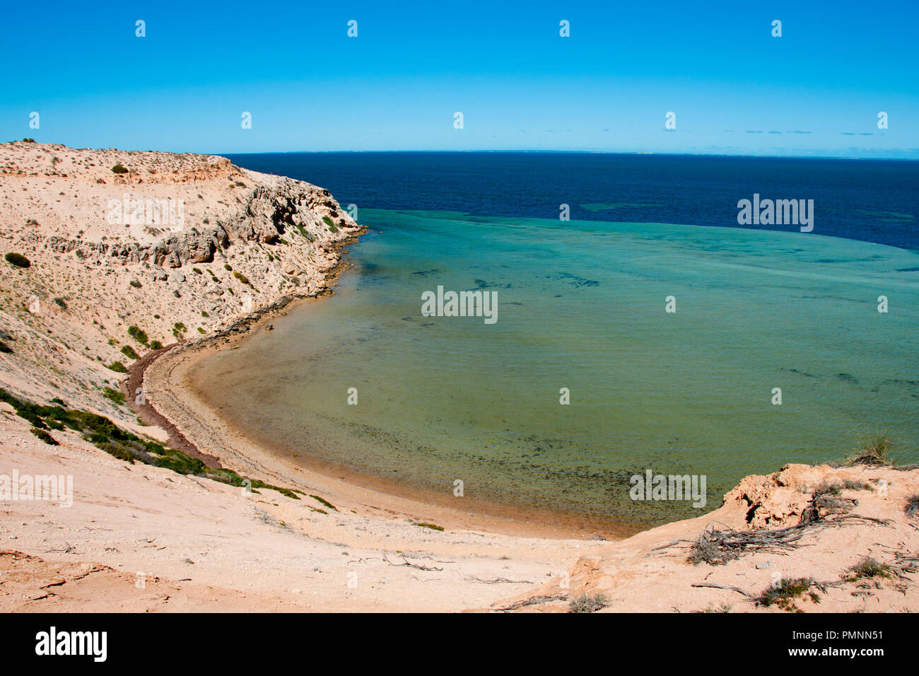 Eagle Bluff - Denham - Western Australia Stock Photo