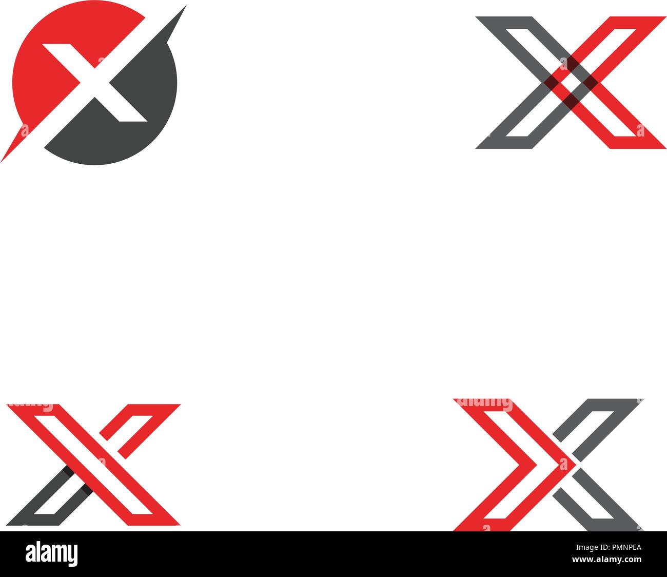 X logo hi-res stock photography and images - Alamy