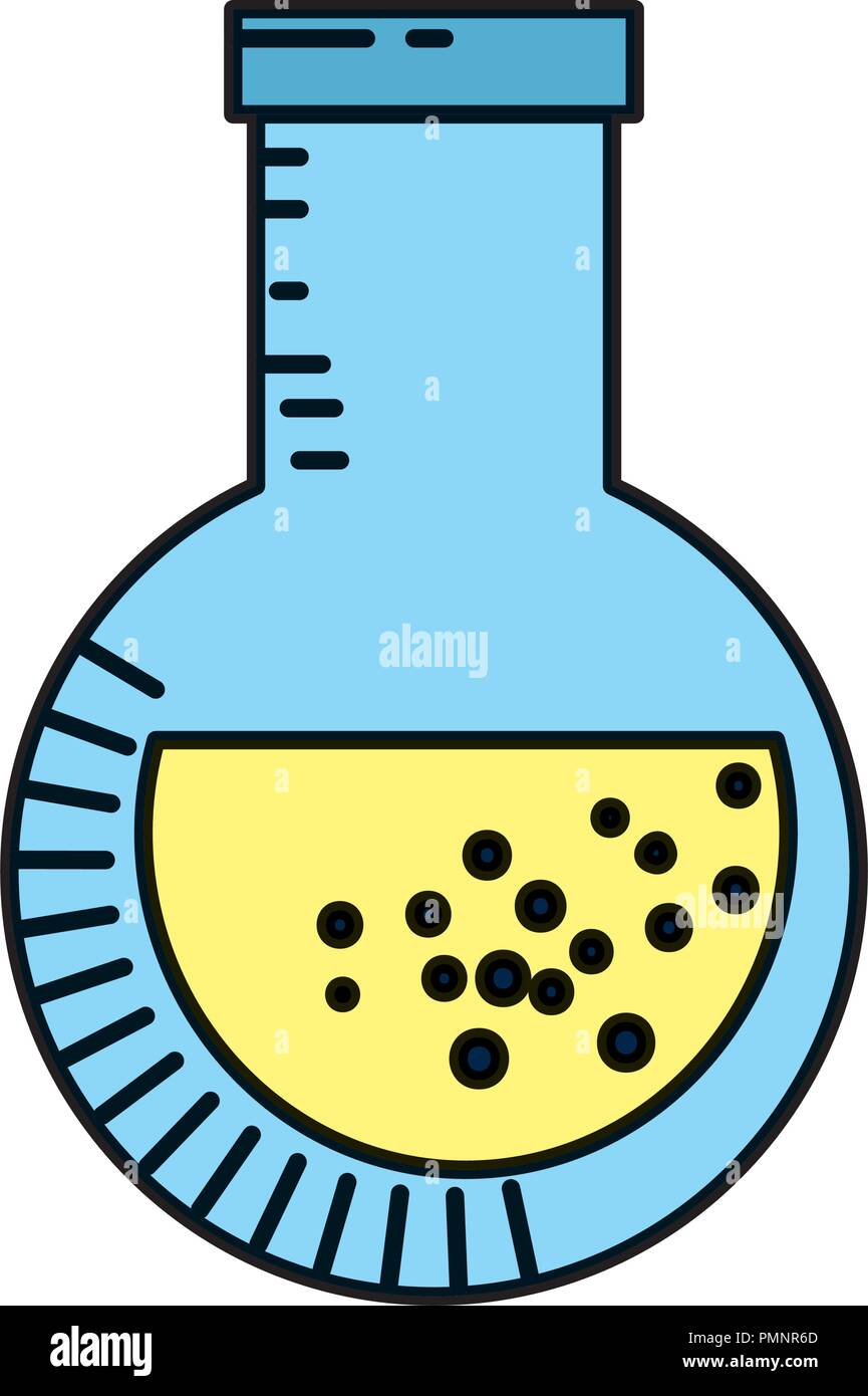 laboratory tube test flask vector illustration design Stock Vector ...