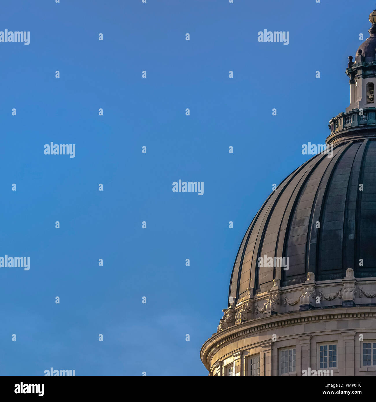Dome roof of Utah State Capital Building Stock Photo
