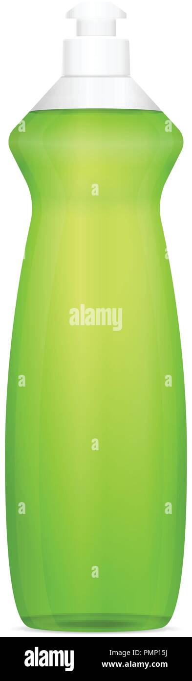 Detergent bottle on a white background. Vector illustration Stock ...