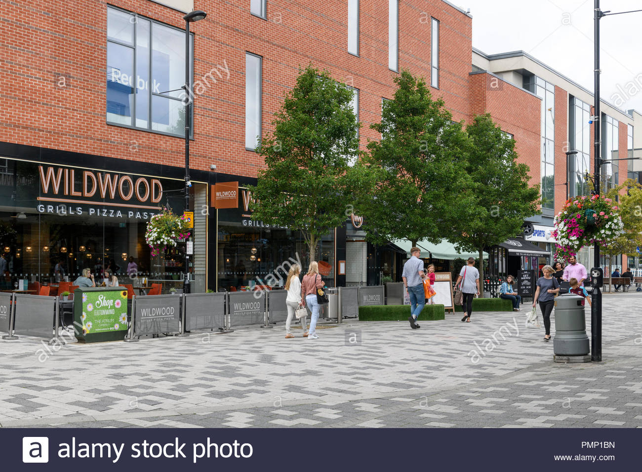 Camberley Surrey Town Centre High Resolution Stock Photography and