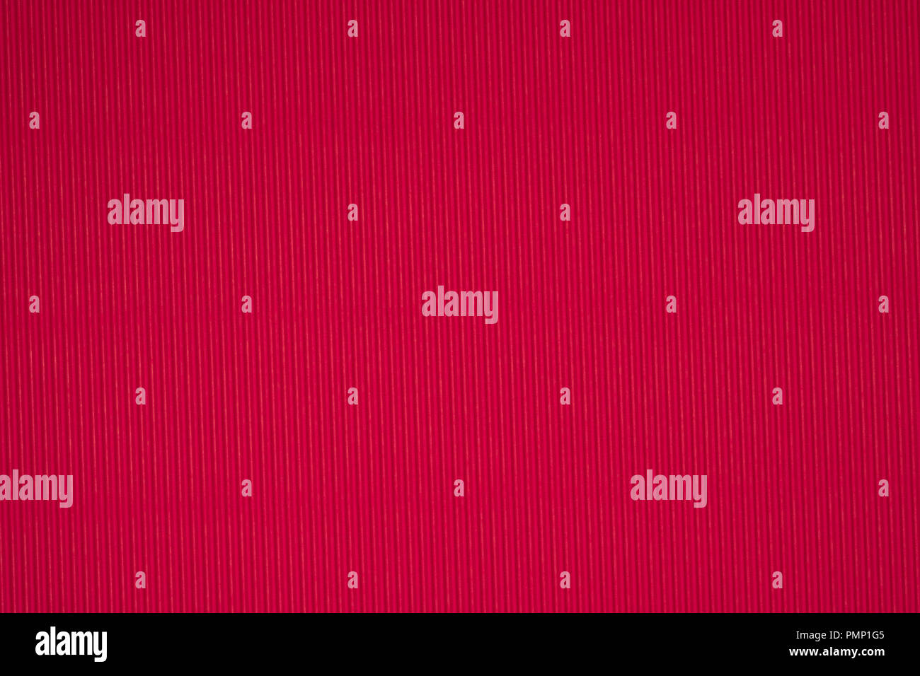 Red corrugated paper texture, use for background. vivid colour with copy space for add text or object. Stock Photo