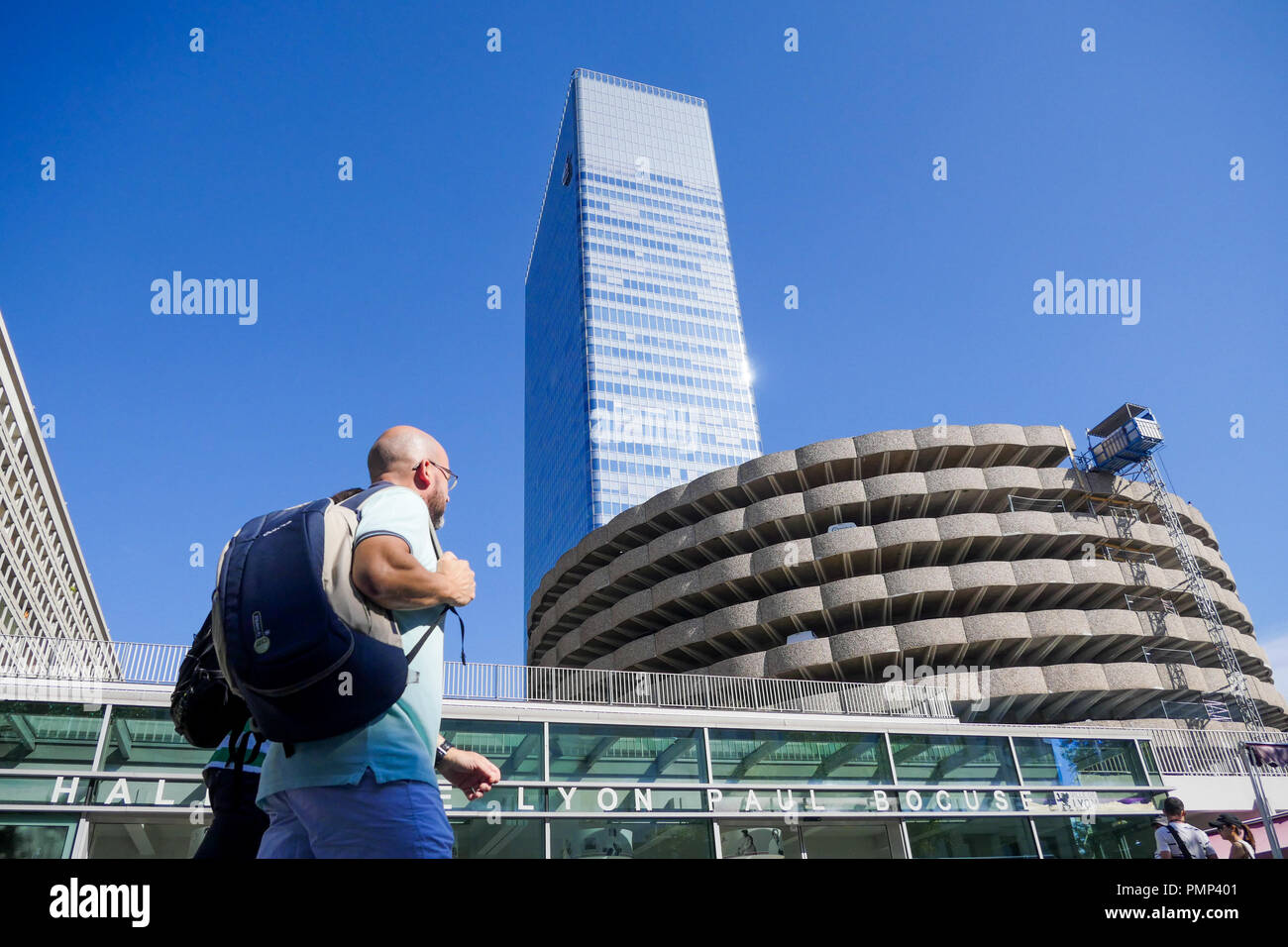 Les halles de paul hires stock