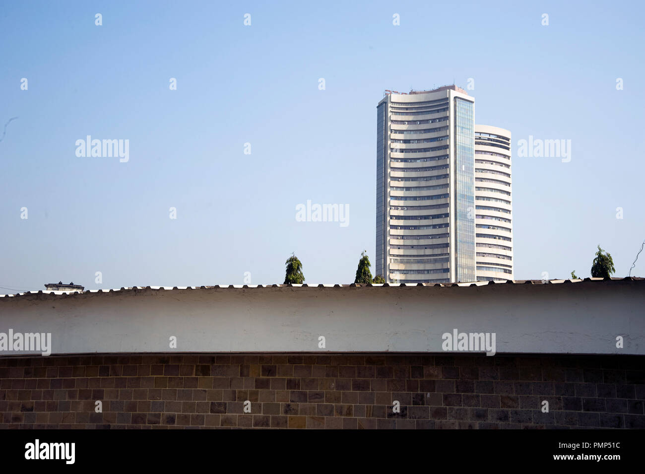 Bombay Stock Exchange building BSE in Bombay now Mumbai in