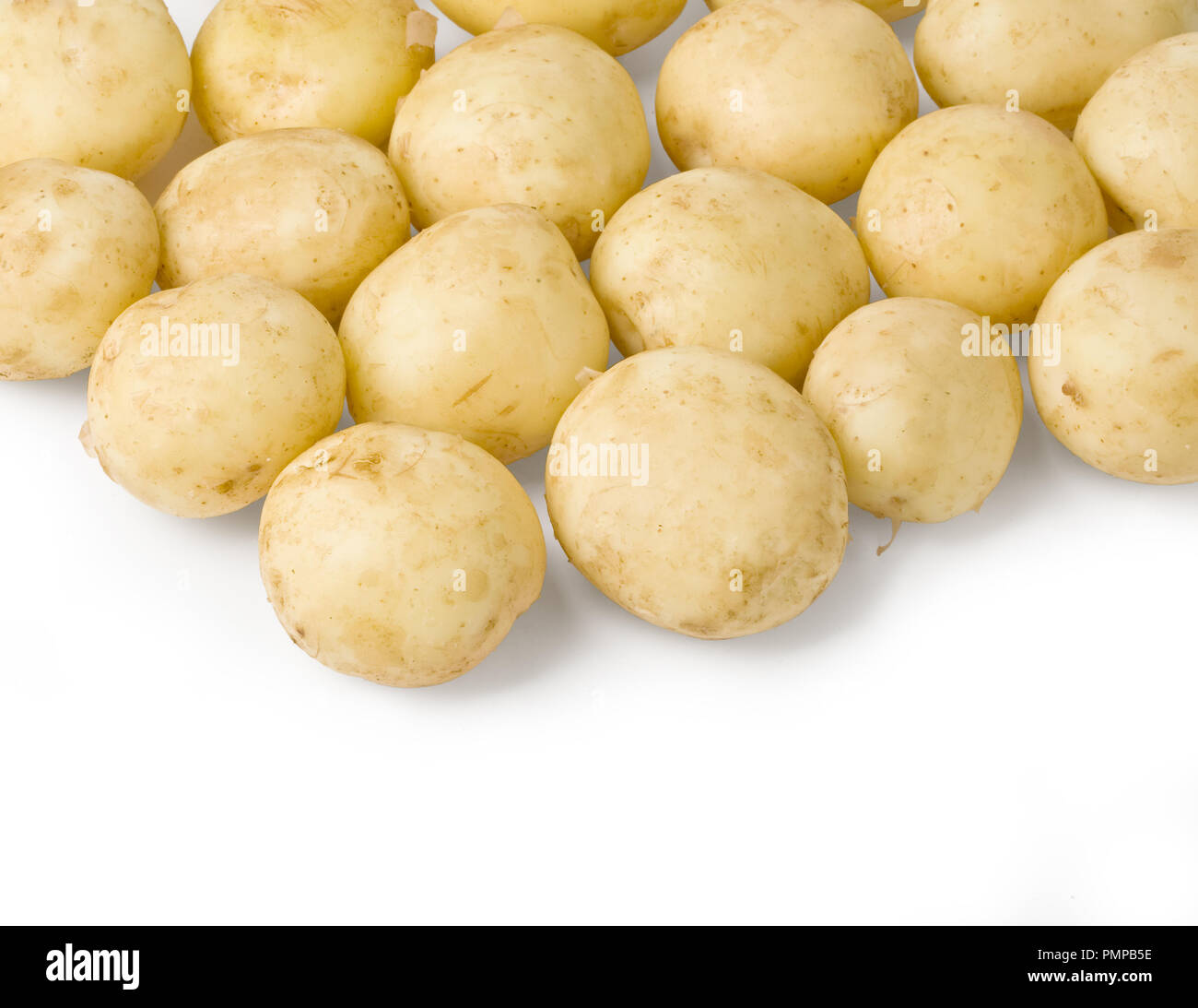 potato isolated on white with clipping path Stock Photo