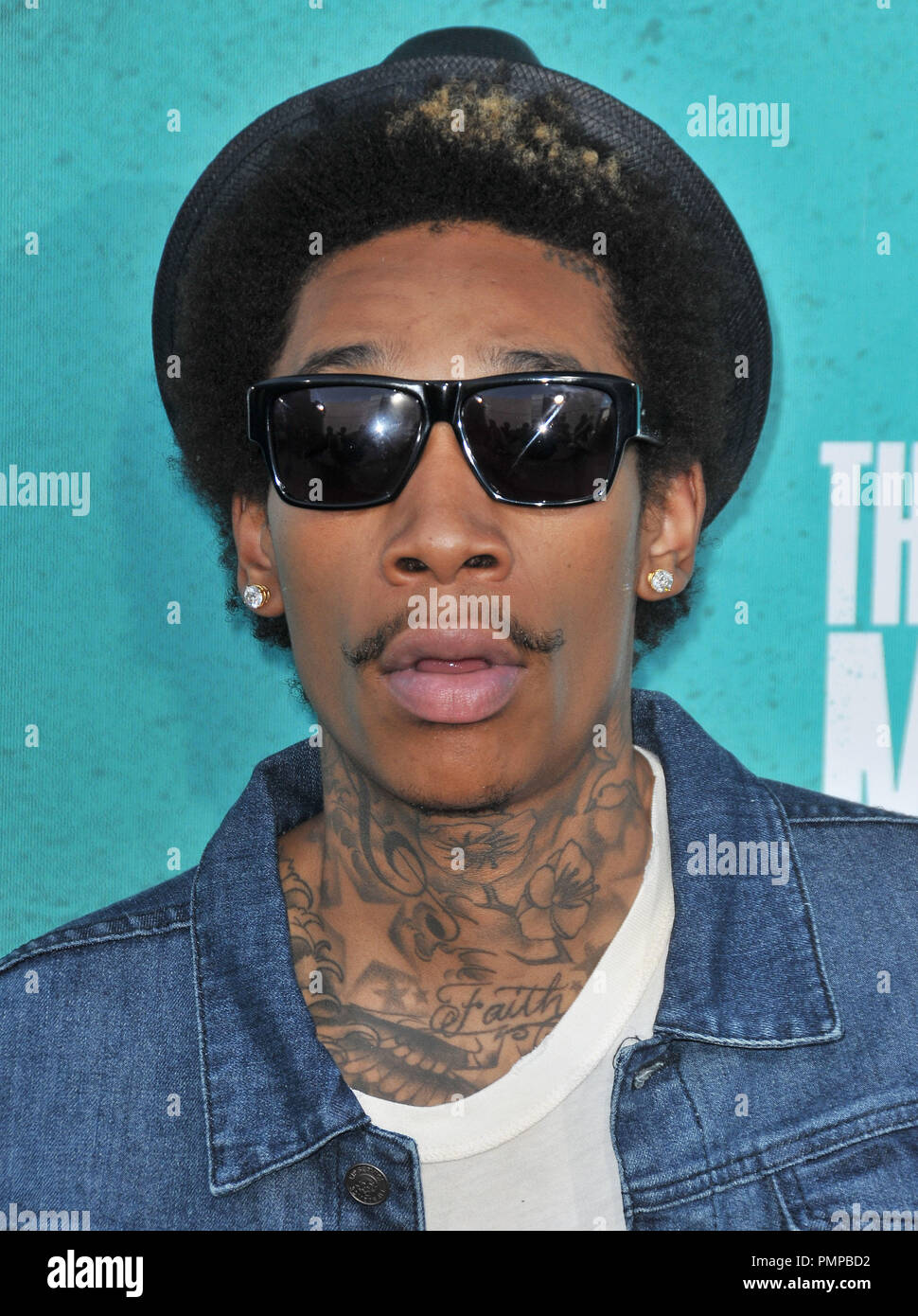 Wiz Khalifa at 2012 MTV Movie Awards held at the Gibson Amphitheatre in Universal City, CA. The event took place on Sunday, June 3, 2012. Photo by PRPP/ PictureLux Stock Photo