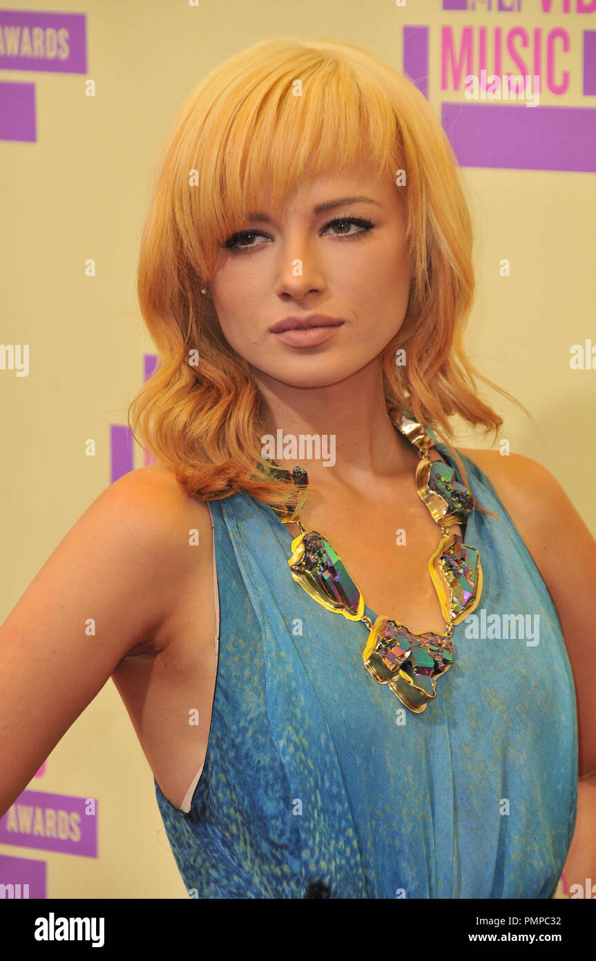 Ashley Rickards at 2012 MTV Video Music Awards held at the Staples Center in Los Angeles, CA. The event took place on Thursday,  September 6, 2012. Photo by PRPP / PictureLux Stock Photo