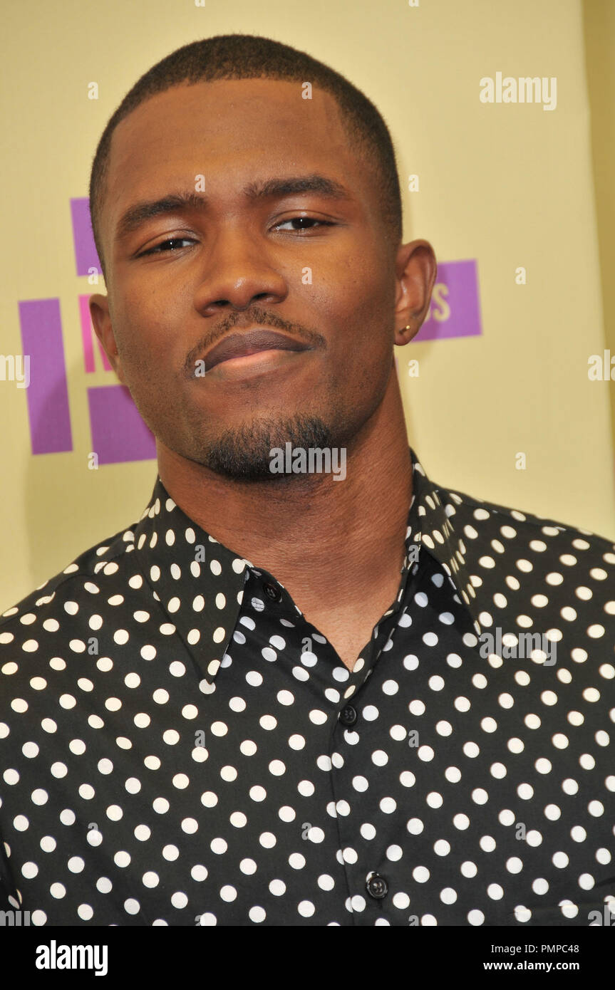 Frank Ocean at 2012 MTV Video Music Awards held at the Staples Center in Los Angeles, CA. The event took place on Thursday,  September 6, 2012. Photo by PRPP / PictureLux Stock Photo
