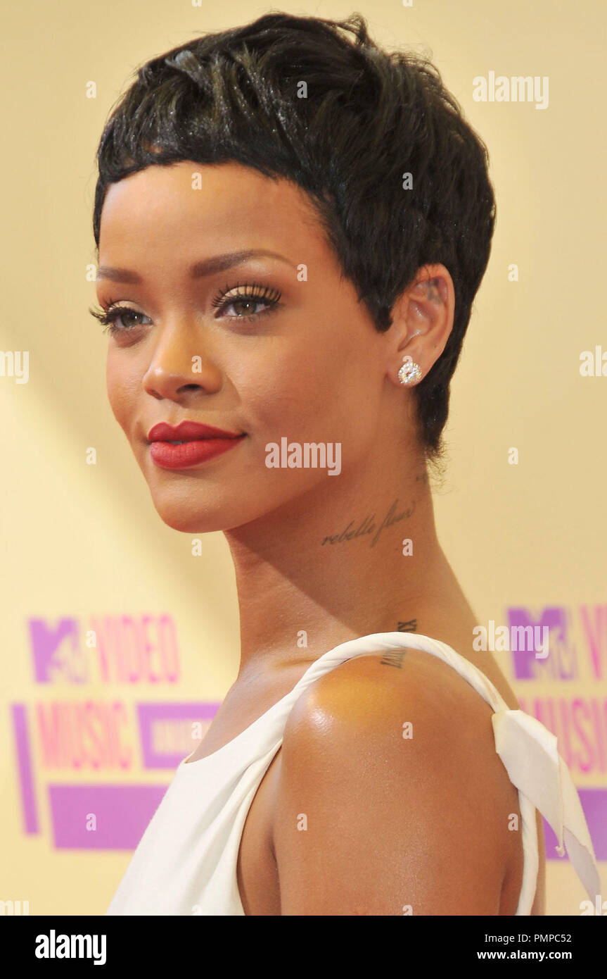 Rihanna at 2012 MTV Video Music Awards held at the Staples Center in Los Angeles, CA. The event took place on Thursday,  September 6, 2012. Photo by PRPP / PictureLux Stock Photo