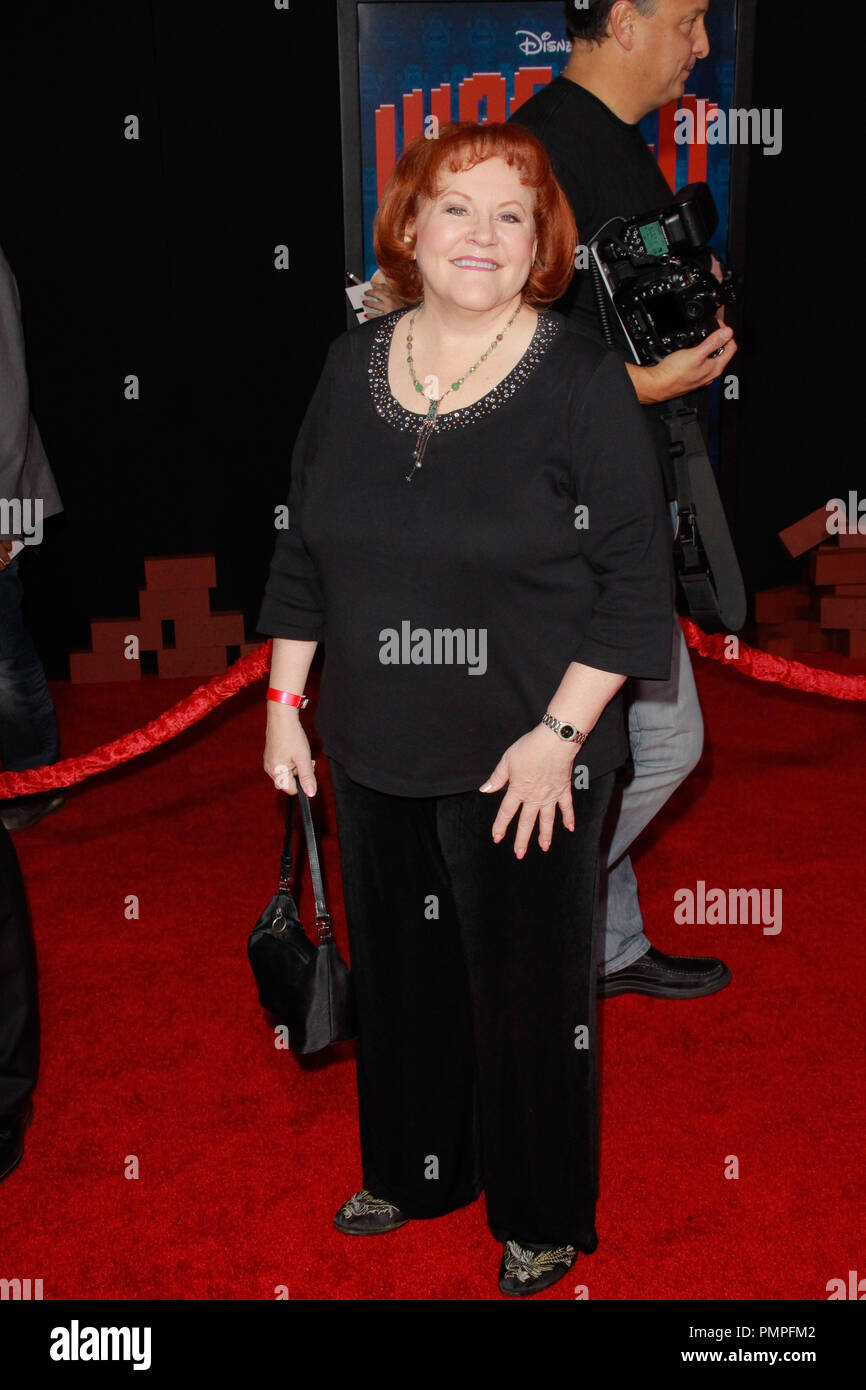 Edie McClurg at the Premiere of Walt Disney's 'Wreck-it Ralph'. Arrivals held at El Capitan Theatre in Hollywood, CA, October 29, 2012. Photo by Joe Martinez / PictureLux Stock Photo