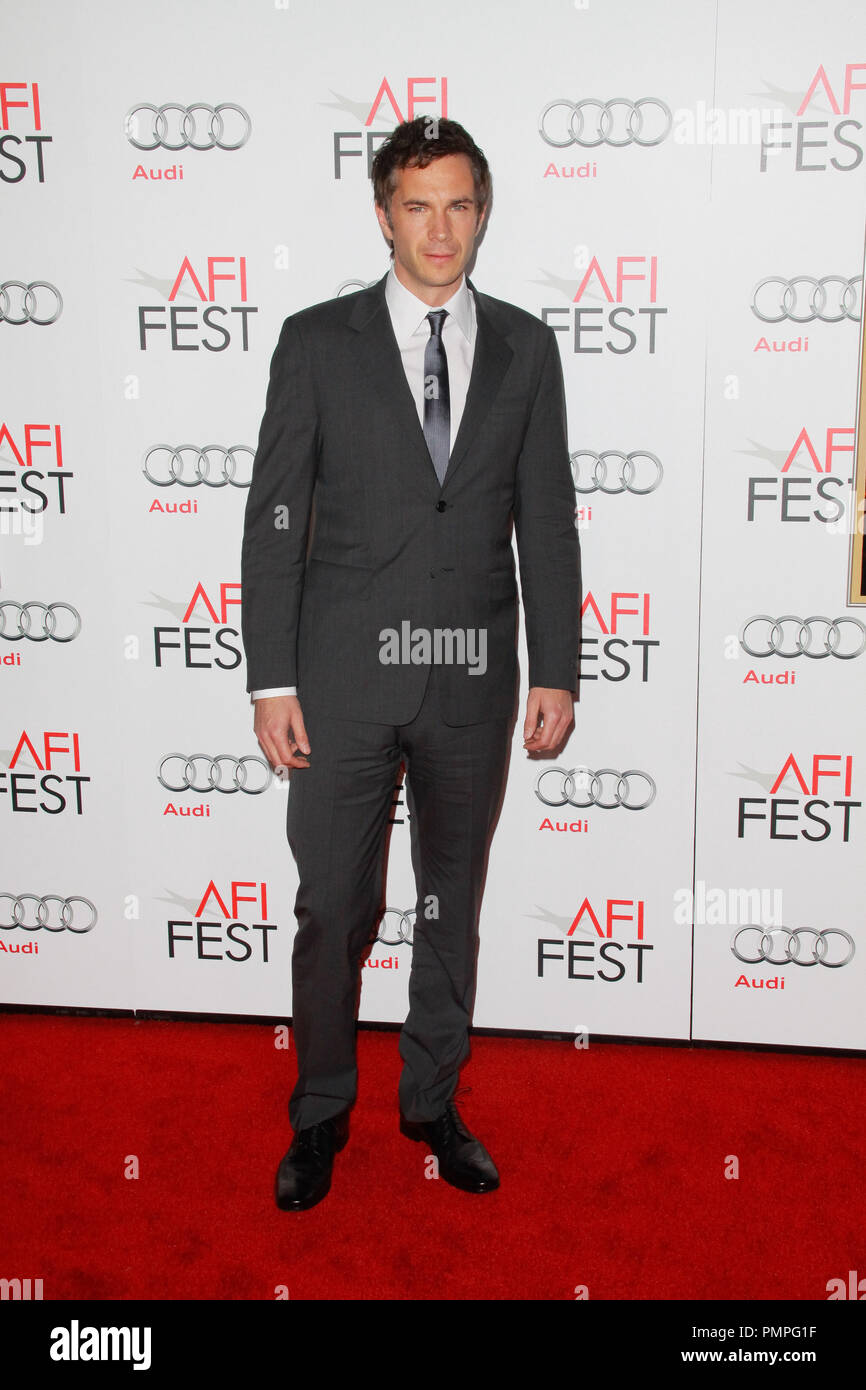 James D'Arcy at the AFI Fest 2012 Gala Screening of 'Hitchcock'. Arrivals held at Arclight Cinema in Hollywood, CA, November 1, 2012. Photo by Joe Martinez / PictureLux Stock Photo