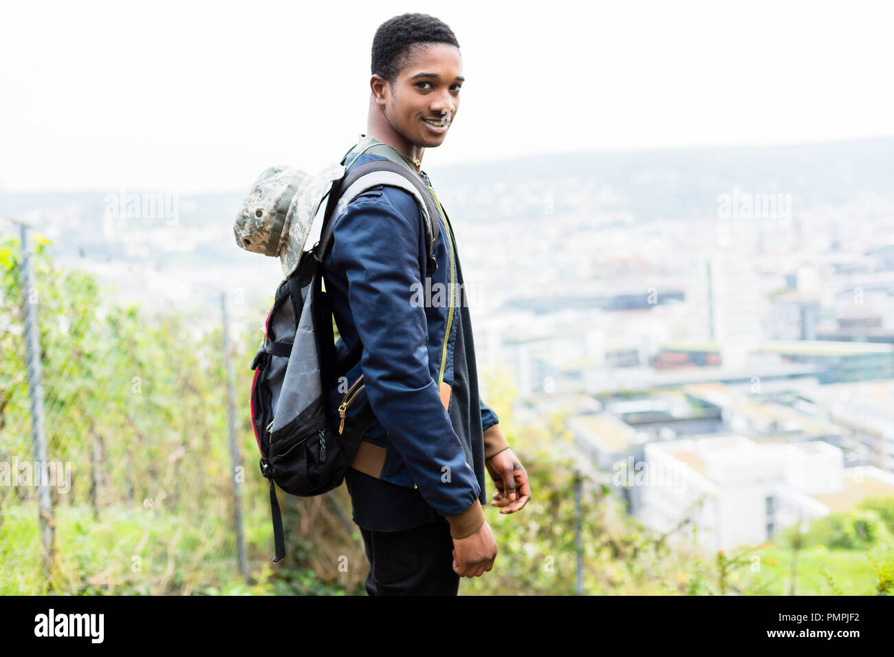Teenage backpack hi-res stock photography and images - Alamy