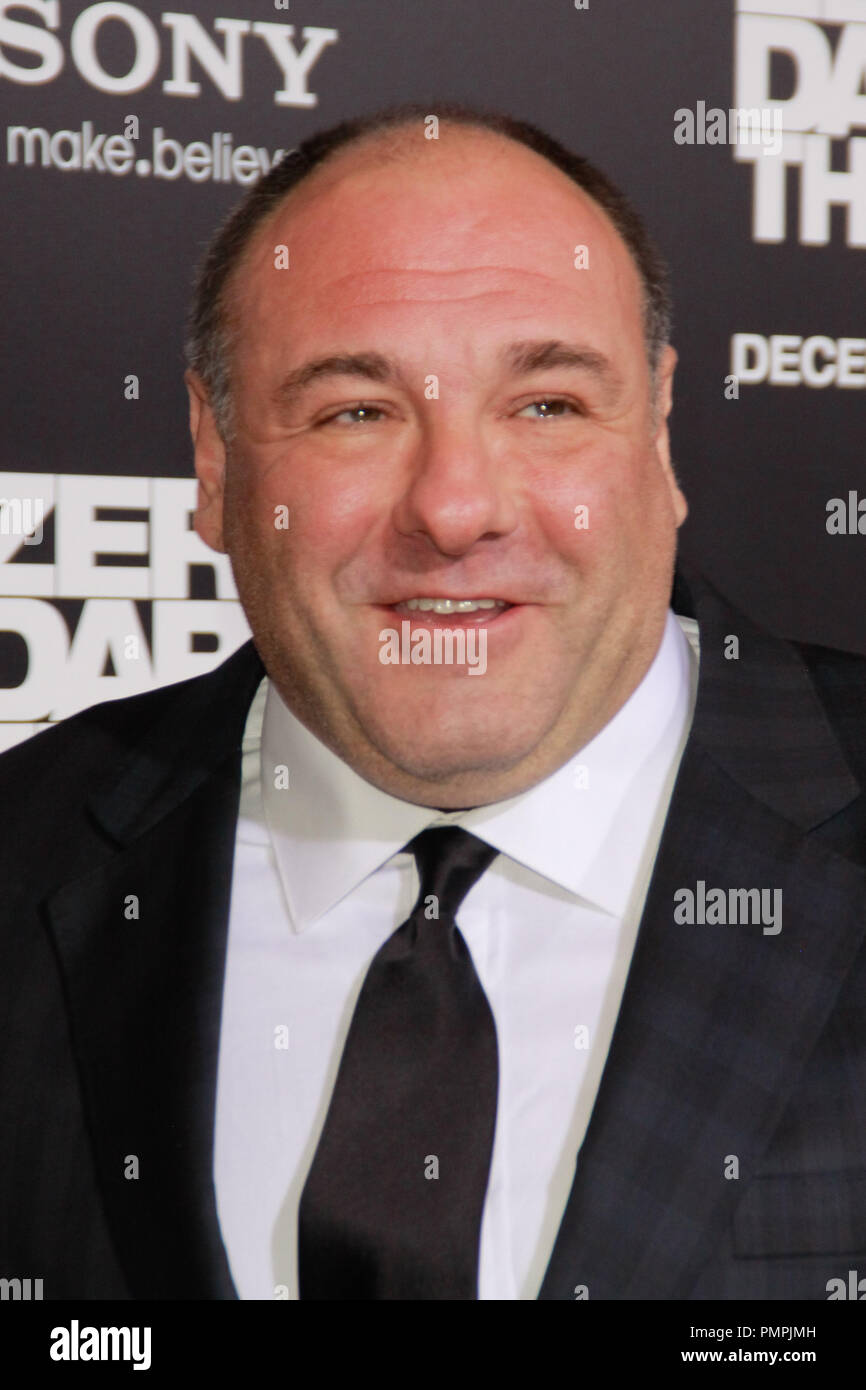 James Gandolfini at the Premiere of Columbia Pictures' "Zero Dark