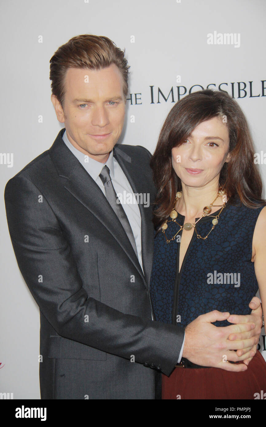 Ewan McGregor, Eve Mavrakis 12/10/2012 