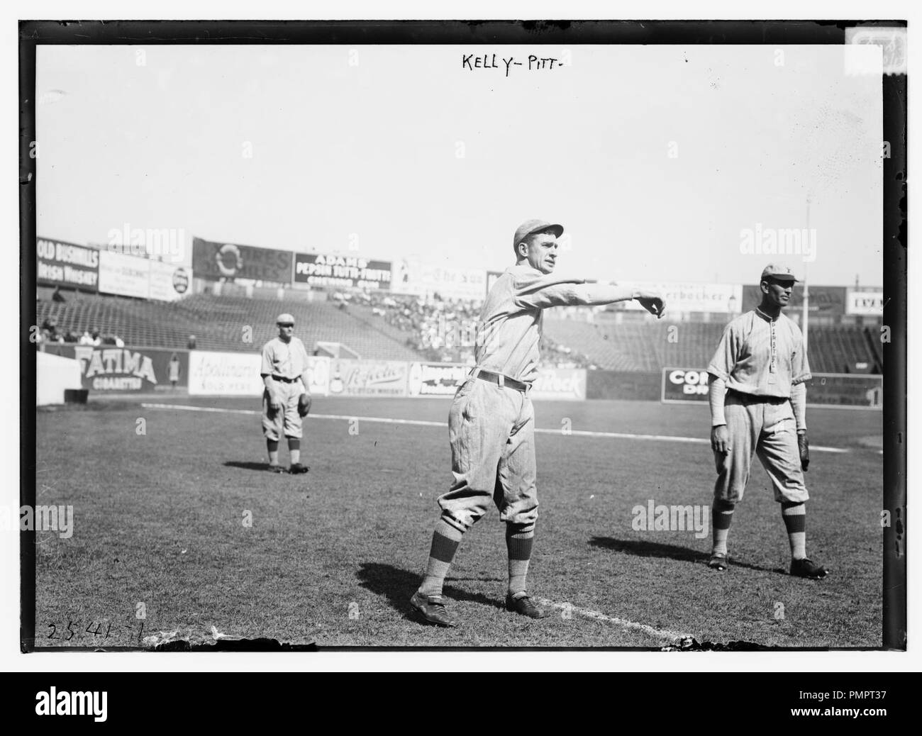 Billy Kelly at Polo Grounds, NY (baseball Stock Photo Alamy