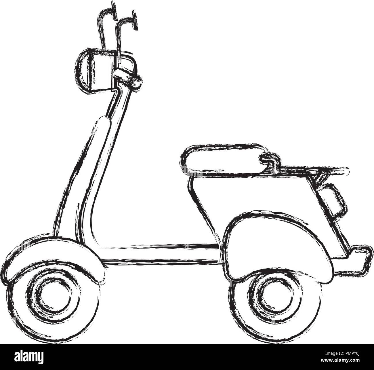 Restored motor scooter Cut Out Stock Images & Pictures Alamy