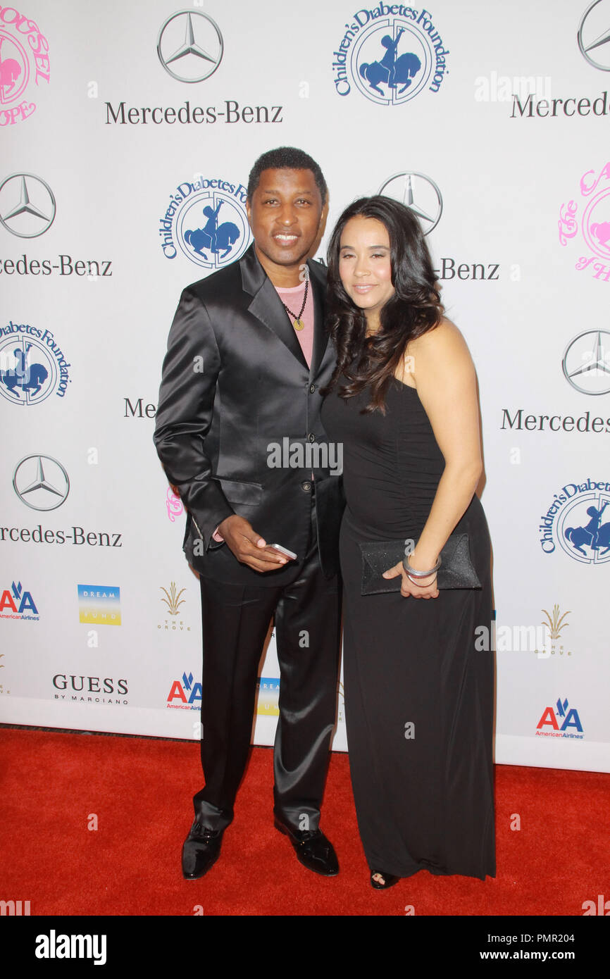 Kenny 'Babyface' Edmonds and Nicole Pantenburg at the 26th Carousel of Hope Gala held at the Beverly Hilton Hotel in Beverly Hills, CA, October 20, 2012. Photo by Joe Martinez / PictureLux Stock Photo