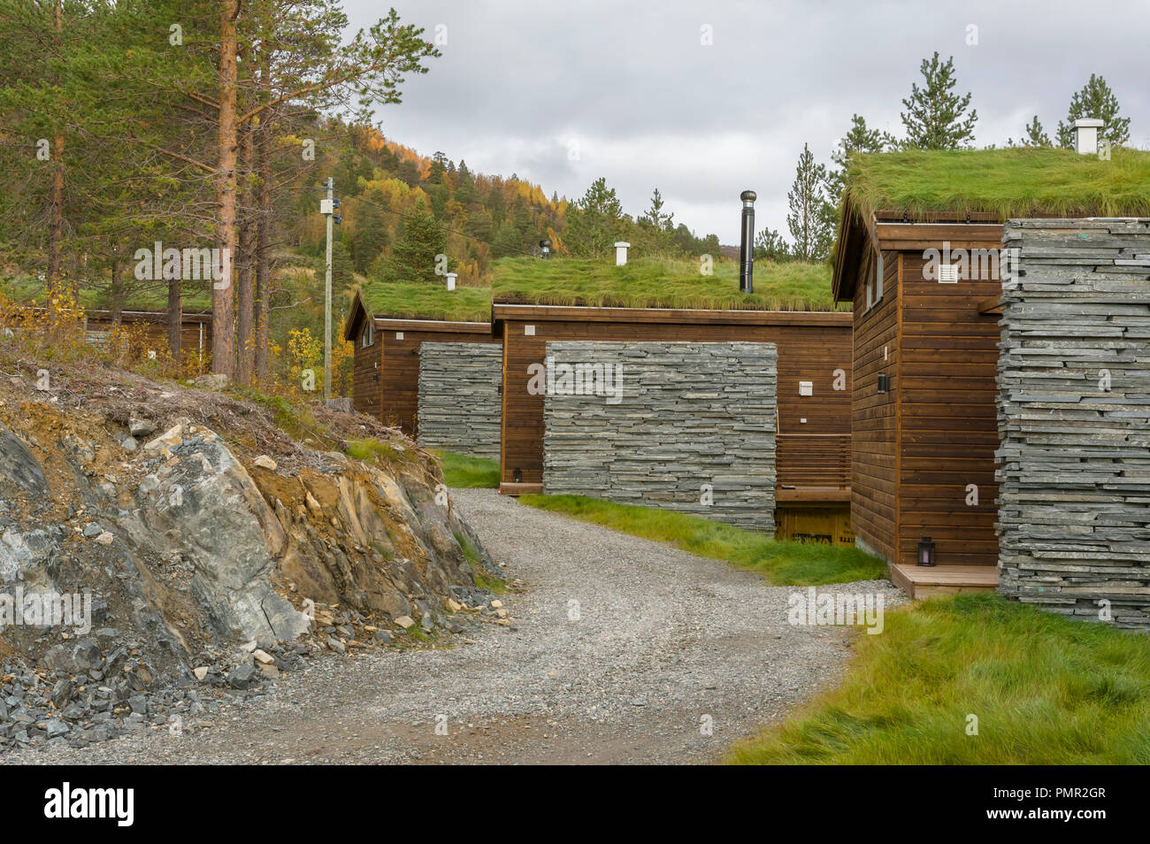 bjørnefjell mountain lodge, sarves, alta, finnmark Stock Photo