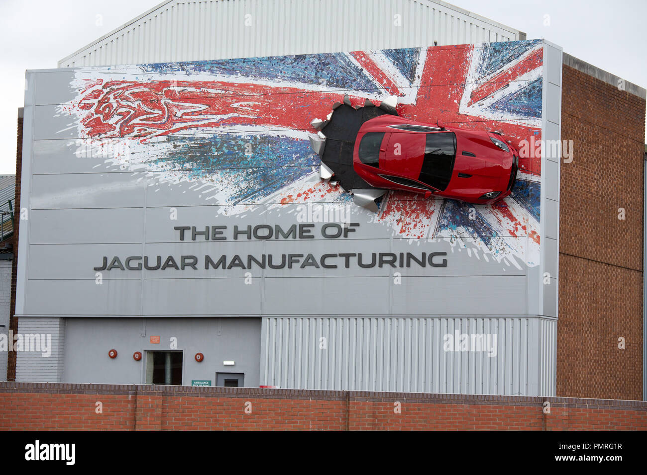 The home of Jaguar car manufacturing in Castle Bromwich