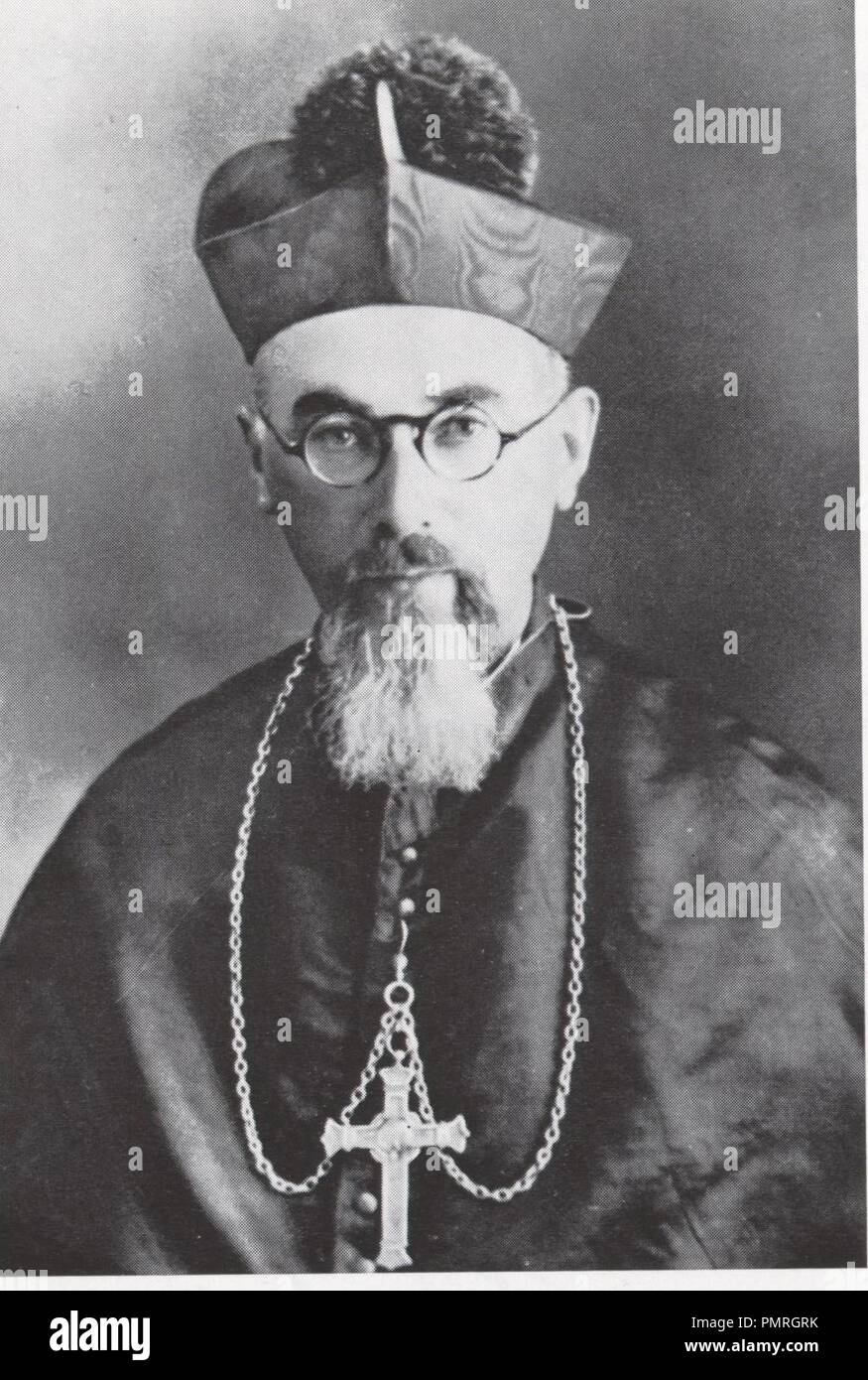 Bischof Karl Weber 1938 JS Stock Photo Alamy