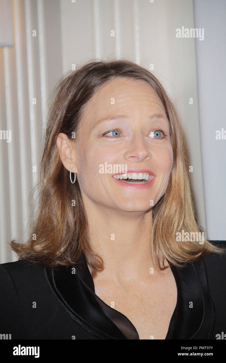 Jodie Foster 12/01/2012 The Mending Kids International Celebrity Poker Tournament And Event held at The London West Hollywood in West Hollywood, CA Photo by Izumi Hasegawa / HollywoodNewsWire.net Stock Photo