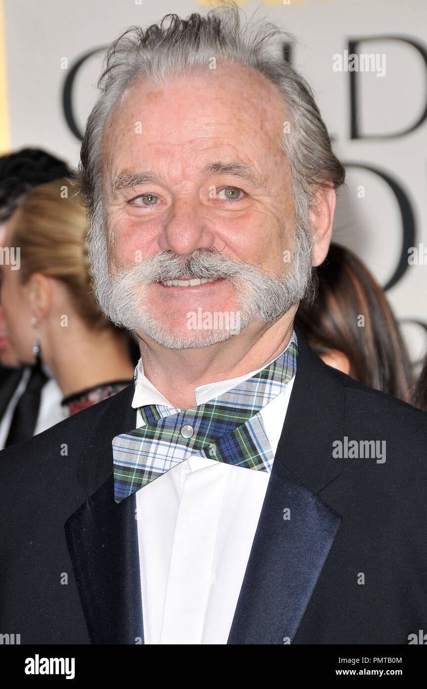 Bill Murray at the 70th Annual Golden Globe Awards - Arrivals held at The Beverly Hilton Hotel in Beverly Hills, CA.The event took place on Sunday, January 13, 2013. Photo by PRPP / PictureLux   File Reference # 31805 1323PRPP  For Editorial Use Only -  All Rights Reserved Stock Photo