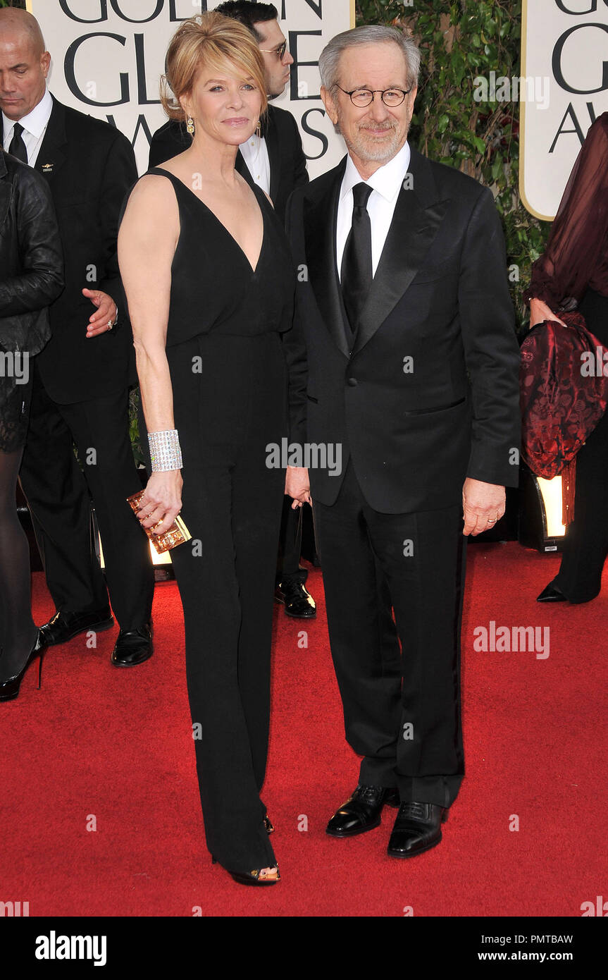 Kate Capshaw & Steven Spielberg at the 70th Annual Golden Globe Awards