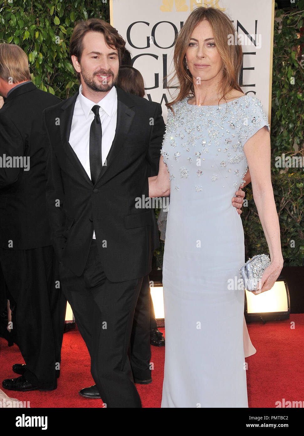Mark Boal & Kathryn Bigelow at the 70th Annual Golden Globe Awards - Arrivals held at The Beverly Hilton Hotel in Beverly Hills, CA.The event took place on Sunday, January 13, 2013. Photo by PRPP / PictureLux   File Reference # 31805 1484PRPP  For Editorial Use Only -  All Rights Reserved Stock Photo