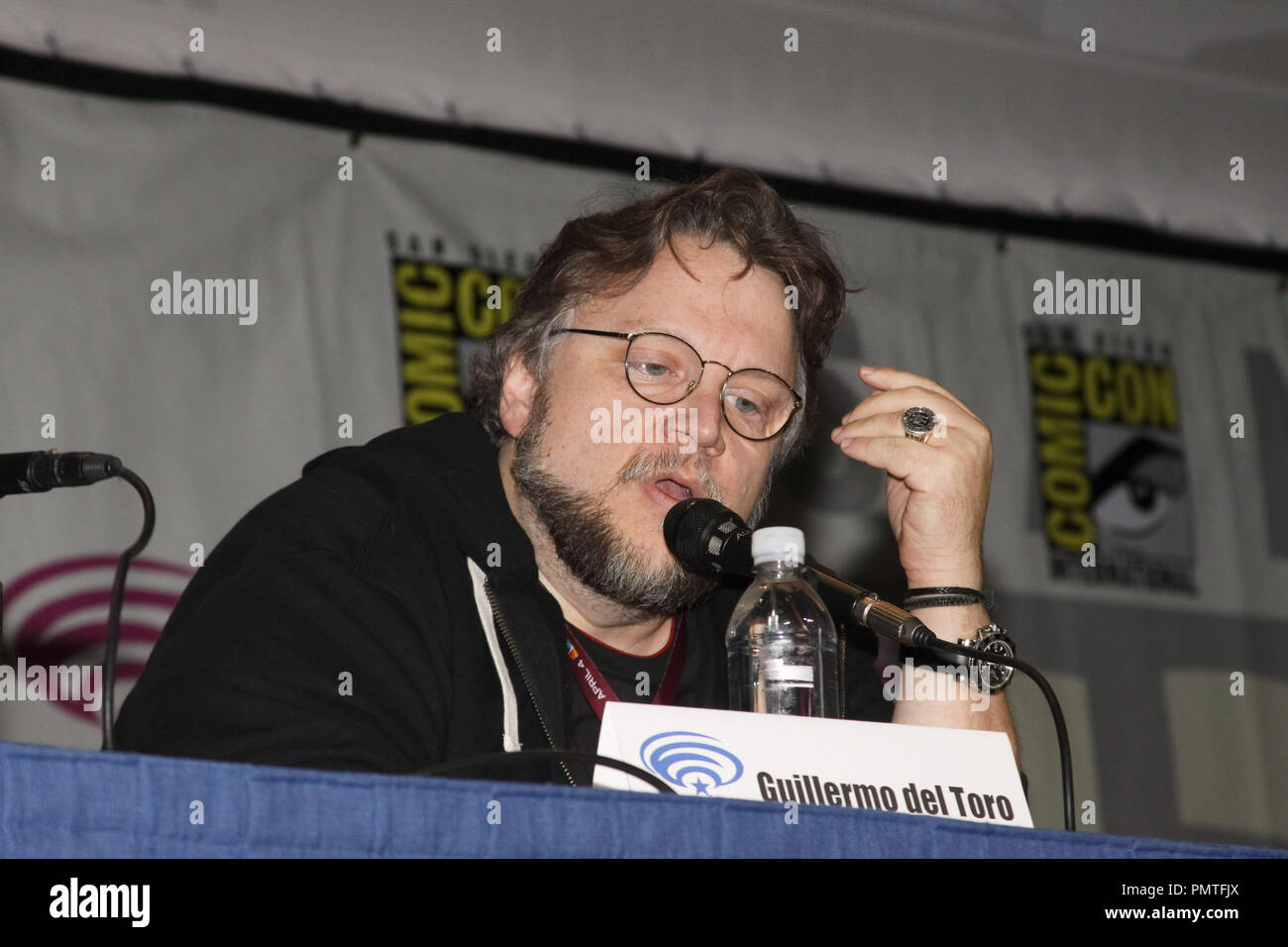 Guillermo del Toro at day 2 of WonderCon Anaheim. Pacific Rim Panel held at the Anaheim Convention Center in Anaheim, CA, March 30, 2013. Photo by: Richard Chavez / PictureLux  File Reference # 31908 035RAC  For Editorial Use Only -  All Rights Reserved Stock Photo