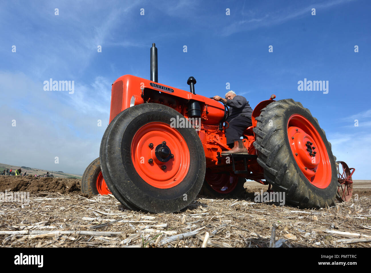 Tarring Neville, East Sussex, UK. 19th September 2018. Traditional Laughton and District ploughing match held in Tarring Neville in the South Downs National park. ©Peter Cripps/Alamy Live News Stock Photo