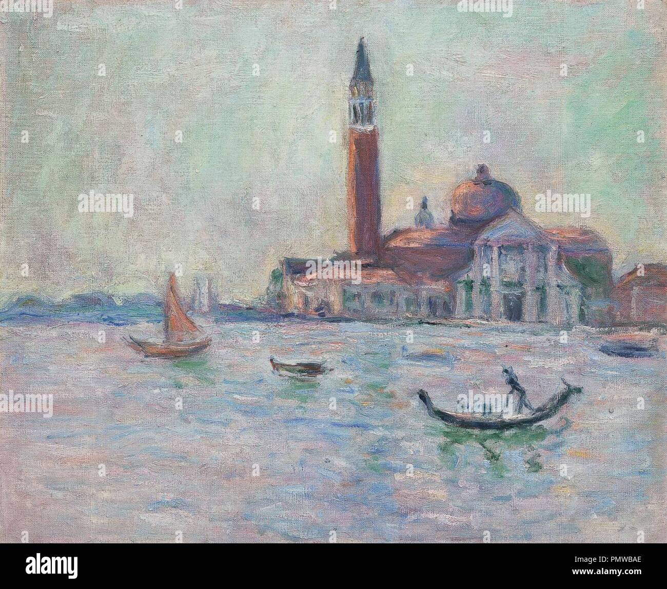 Blanche Venise la Salute Stock Photo Alamy