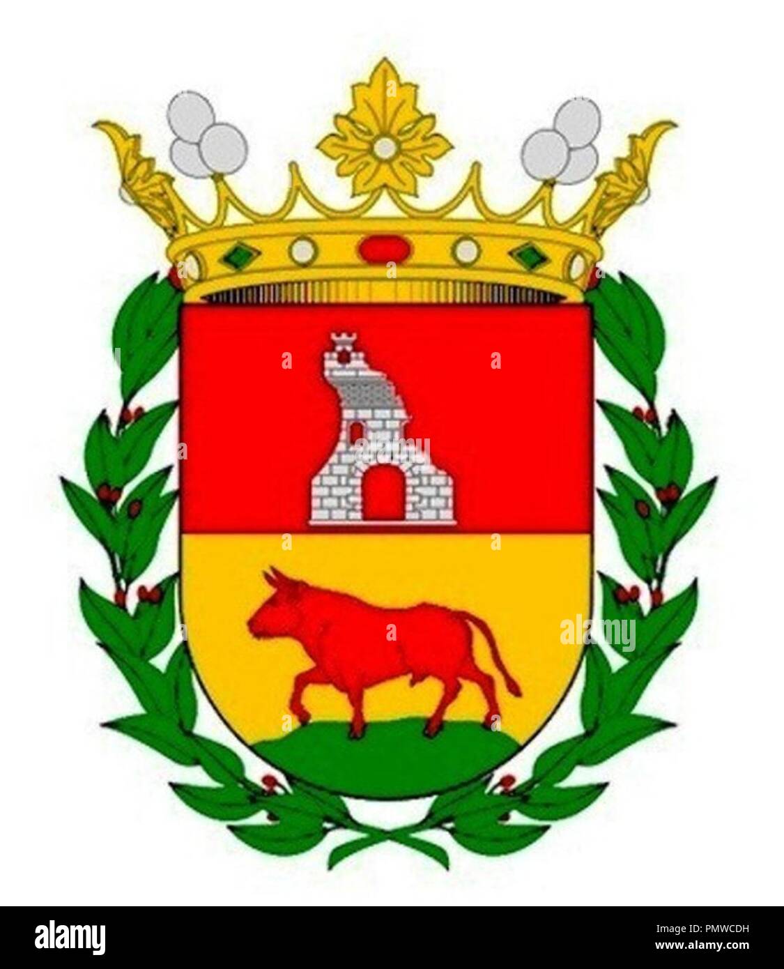 Blasón del Marquesado de Navarrés Stock Photo Alamy