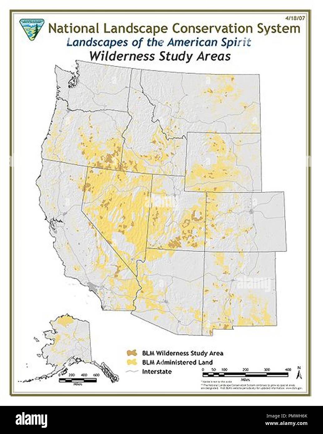 BLM Wilderness Study Areas Stock Photo - Alamy