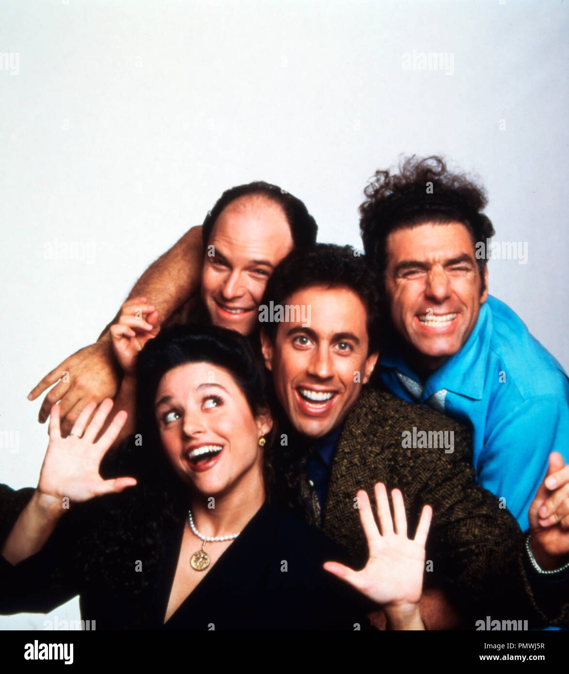 Seinfeld, USA TV Series   1989 - 1998 Season 7 Regie: Larry David, Jerry Seinfeld Darsteller: Jerry Seinfeld, Julia Louis-Dreyfus, Michael Richards, Jason Alexander Stock Photo