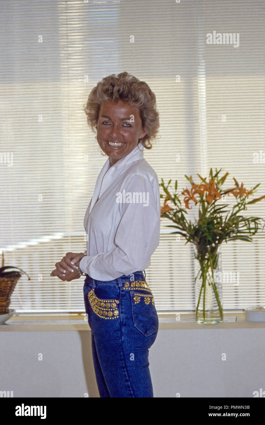 Erzherzogin Michaela von Habsburg in New York, USA 1987. Archduchess