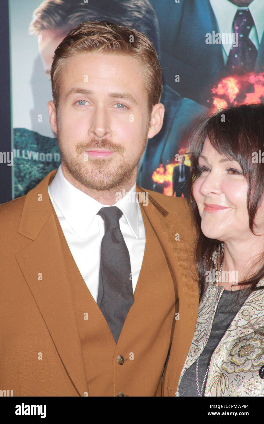 Ryan Gosling, Donna Gosling 01/07/2013 "Gangster Squad" Premiere held