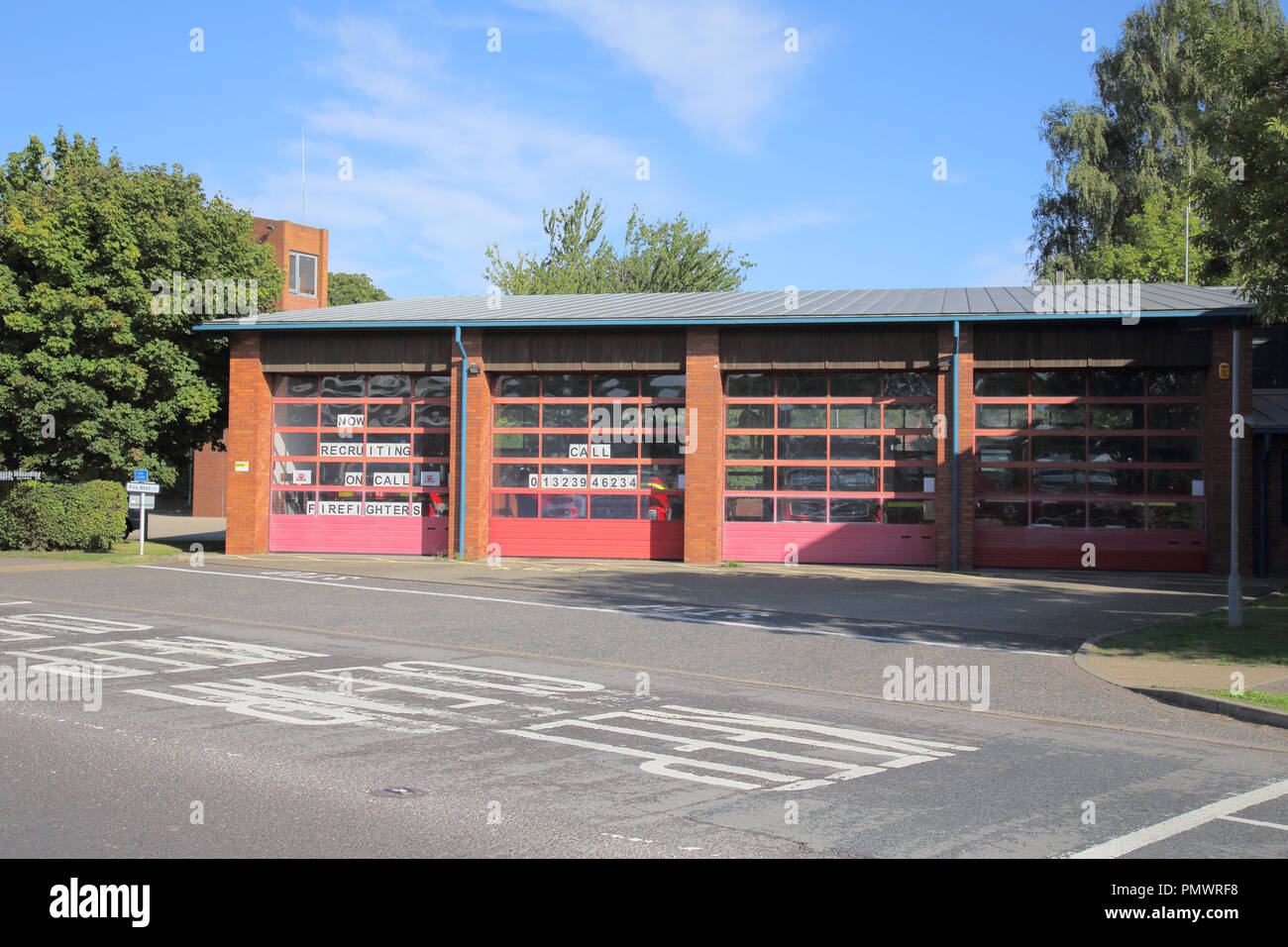 the fire station in uckfield in east sussex Stock Photo Alamy