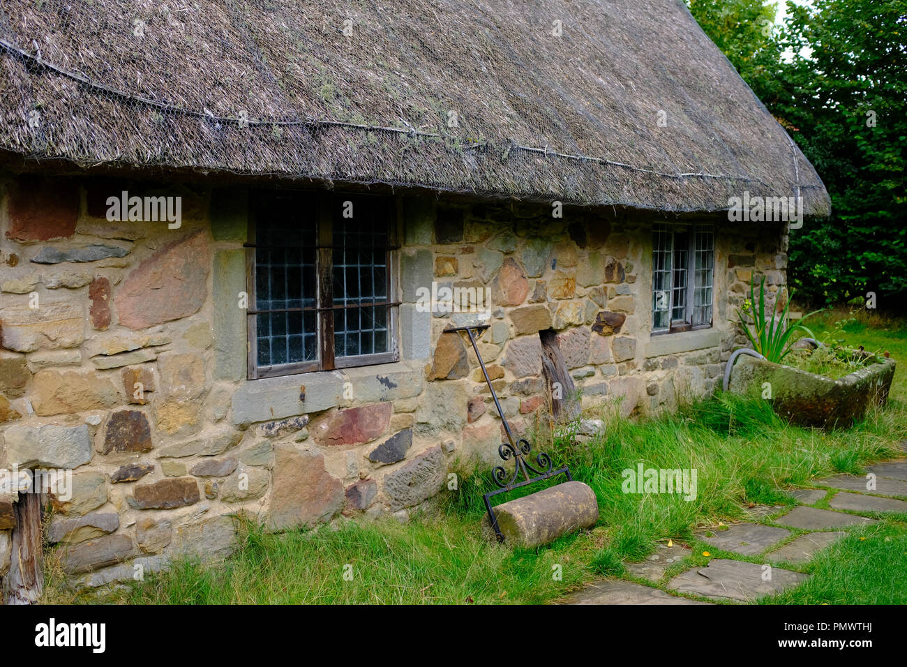 17th Century cottage Stag End Long house at Ryedale Folk Museum