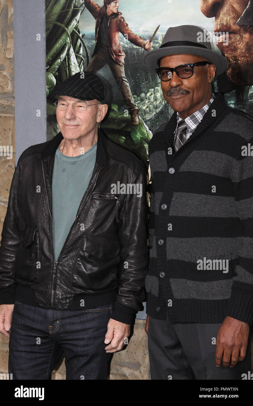 Patrick Stewart and Michael Dorn at the premiere of New Line Cinemas' 'Jack The Giant Slayer'. Arrivals held at the Grauman's Chinese Theater in Hollywood, CA, February 26, 2013. Photo by: Richard Chavez / PictureLux Stock Photo