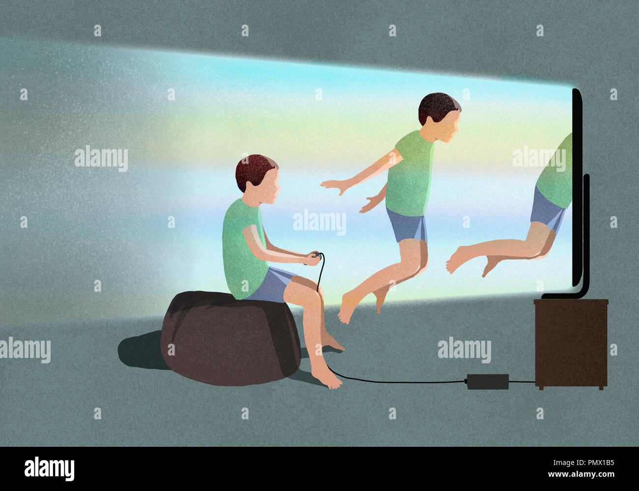 Playing bean bag boy hi-res stock photography and images - Alamy