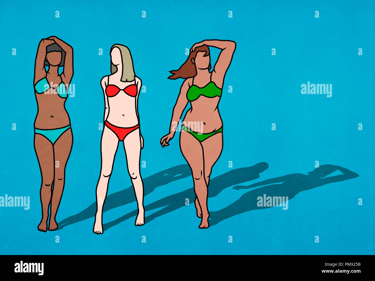 Bikini bodies hi-res stock and images - Alamy