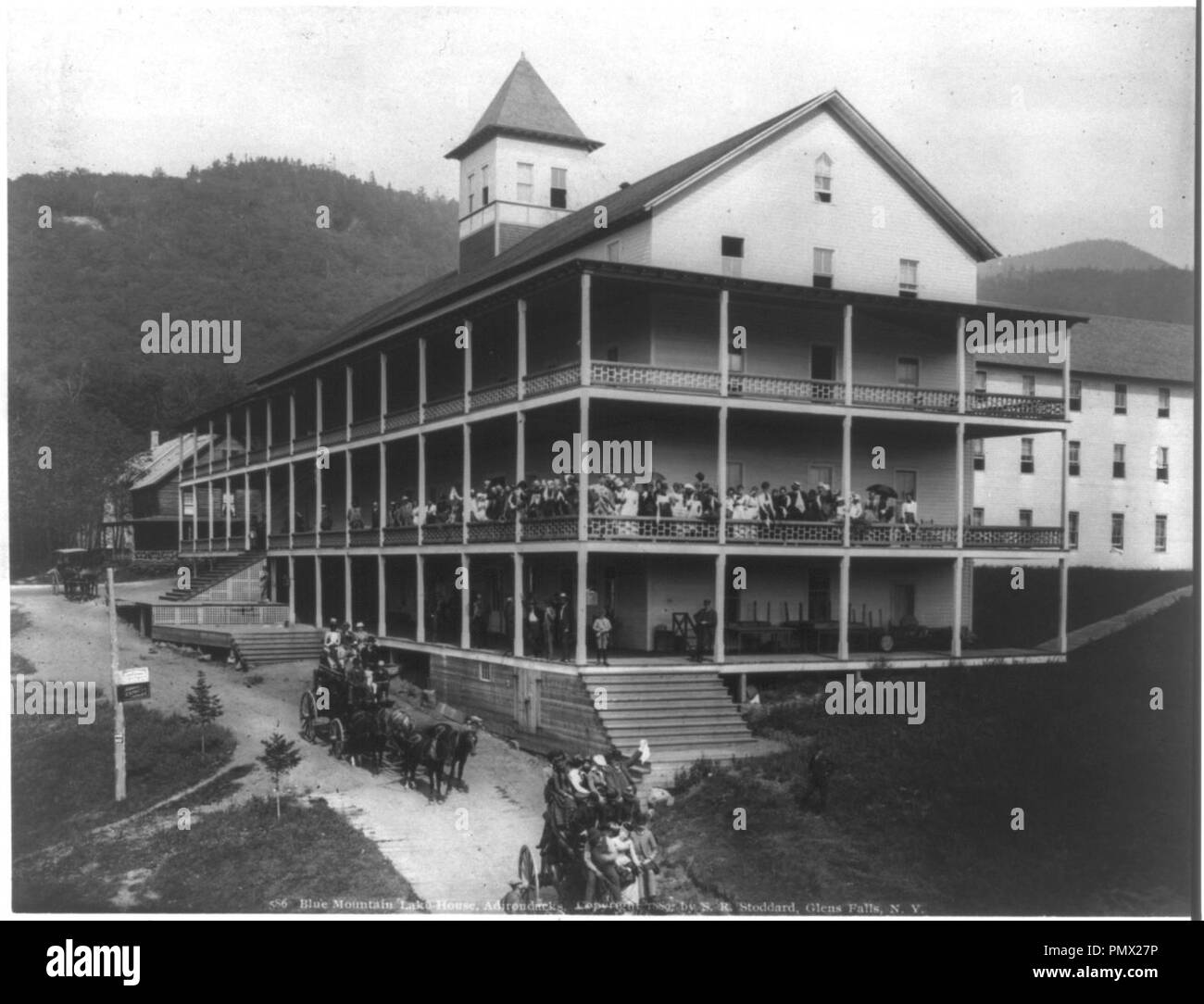 Blue Mountain Lake House, Adirondacks, New York Stock Photo Alamy